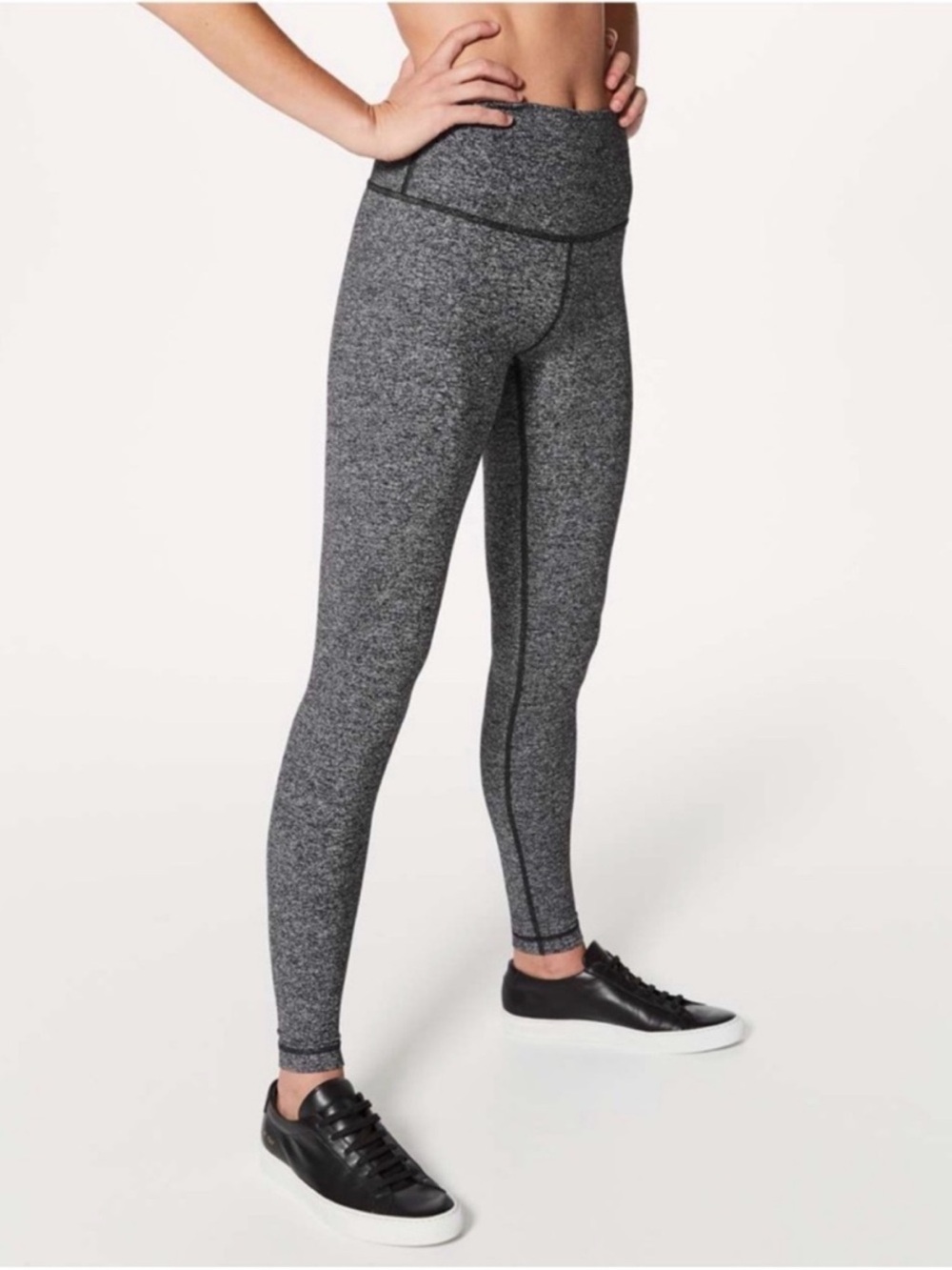 lululemon athletica Heathered Gray High-Rise Leggings